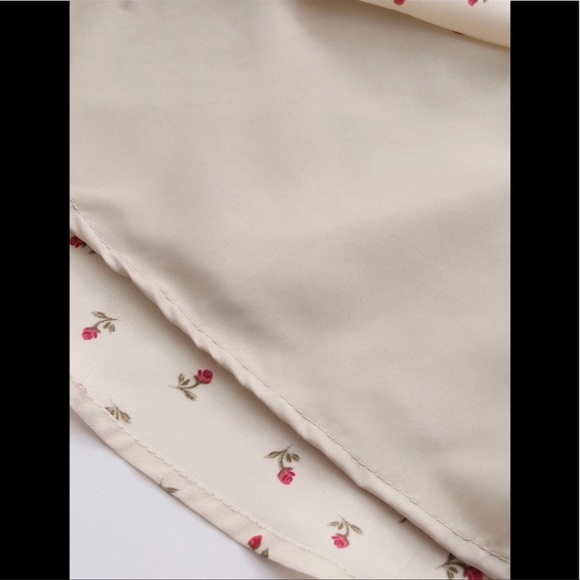 Rosie Summer Mini Dress, Lux Lined Mini In Petal Print, Fit & Flare Flowy Dress - Picture 8 of 16